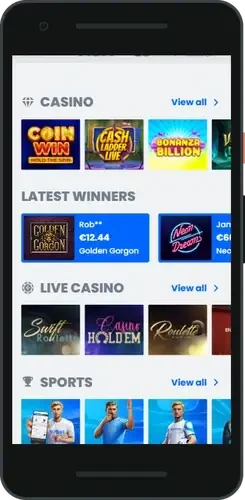 30Bet sign up on a smartphone